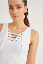 Top Lace Up Glam