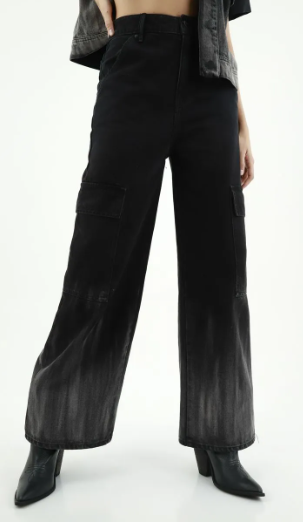 Tennis Black Elegance Wide Leg