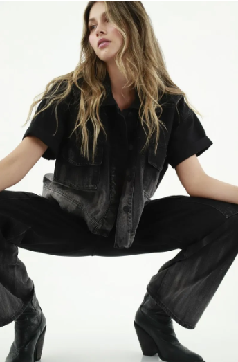 Tennis Black Elegance Wide Leg