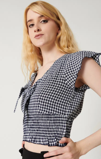 Classic V-Neck Navigare Top