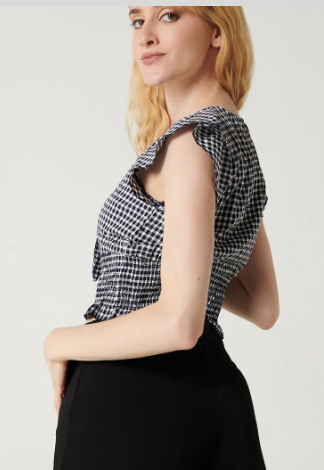 Classic V-Neck Navigare Top