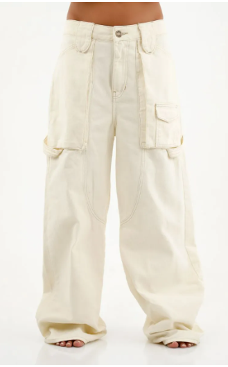 Tennis Neutral Chic Patch Jeans