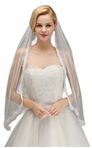 Velos De Novias Con Encaje | Importados