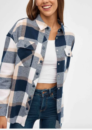 Plaid Style Oversized